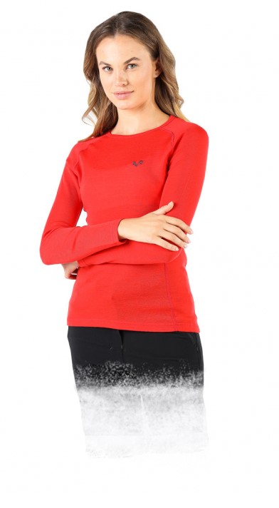 Bluza tehnica dama din lana merino 2 Bluza tehnica dama din lana merino