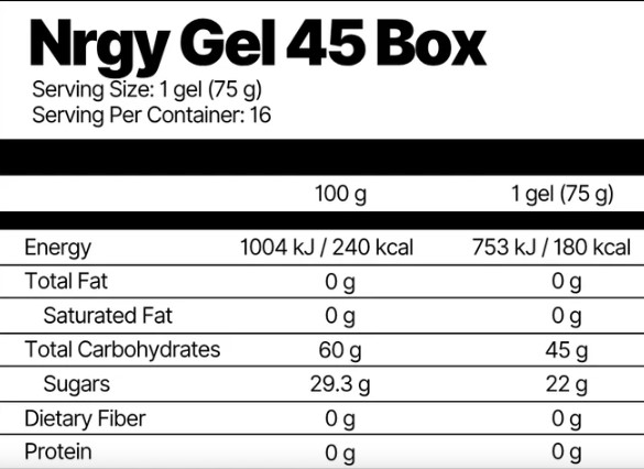 Gel cu carbohidrati pentru alergare Nduranz aroma lamaie 1 Gel cu carbohidrati pentru alergare Nduranz aroma lamaie