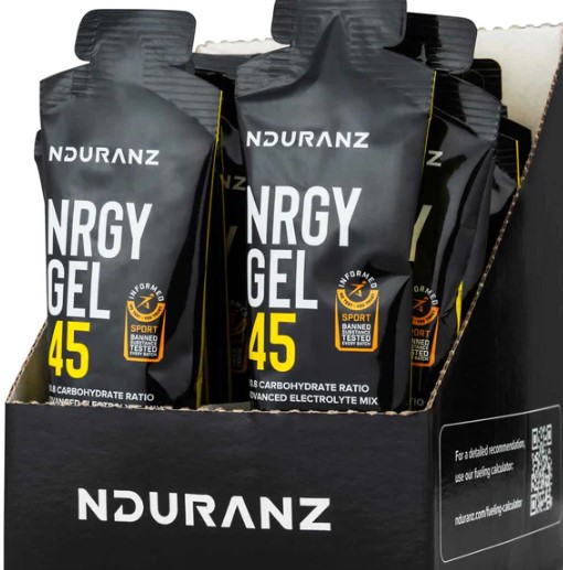 nduranz lamaie 1 Gel cu carbohidrati pentru alergare Nduranz aroma lamaie