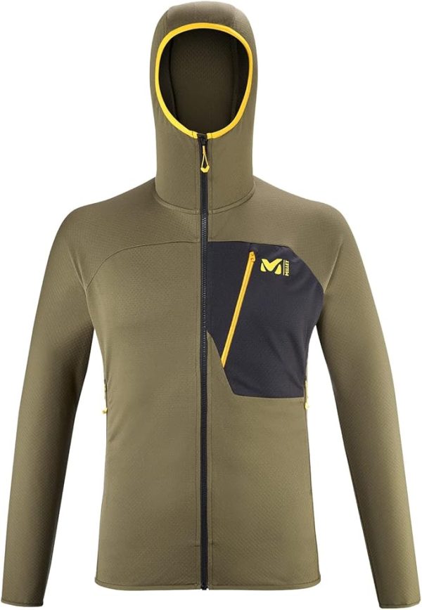 millet 1 Millet Lokka Hoodie III – fleece ușor cu glugă, poliester reciclat, ideal pentru drumeții