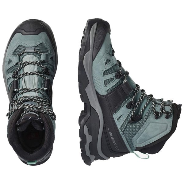 Ghete din piele pentru drumetie Salomon Quest 4 GTX Femei