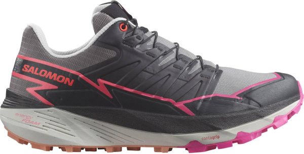 Salomon-Thundercross-W-Plum-Kitten-Black-Pink-Glo Pantofi Trail Running - Salomon Thundercross - Femei