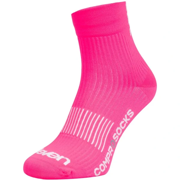 sosete-compresie-sport-scurte-eleven-howa-pink1 Șosete de compresie scurte Eleven Howa Pink