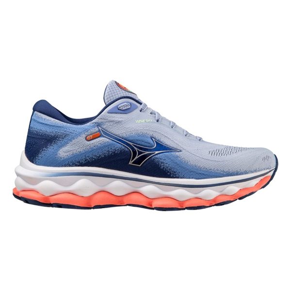 mizuno_wave_sky_7_blue_womens Pantofi alergare șosea Mizuno Wave Sky 7 Femei